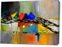Five Baby Birds - Gallery Wrap