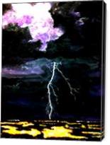 Lightning And Thunder Storm - Gallery Wrap