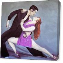 The Tango Couple As Canvas