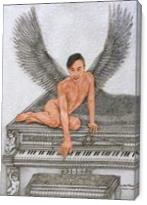 Angel And The Piano - Gallery Wrap