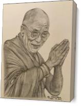 Dalai Lama As Canvas
