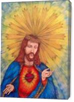 Sacred Heart Of Jesus Christ - Gallery Wrap