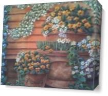 Flowers On Deck - Gallery Wrap Plus