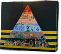 Global Pyramid Subjugation - Gallery Wrap