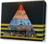 Global Pyramid Subjugation - Gallery Wrap Plus