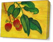 The Strawberries As Canvas