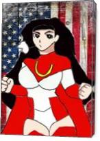 Ultra_girl__an_american_heroine Full Color With Background - Gallery Wrap