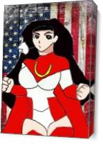 Ultra_girl__an_american_heroine Full Color With Background As Canvas
