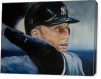 Derek Jeter Retired Yankee Shortstop - Gallery Wrap