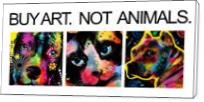 Buy Art Not Animals - Standard Wrap