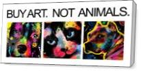 Buy Art Not Animals - Gallery Wrap Plus