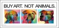 Buy Art Not Animals - No-Wrap