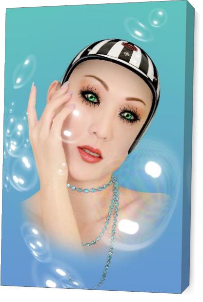 Soap Bubble Woman