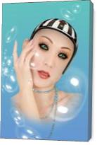 Soap Bubble Woman - Gallery Wrap