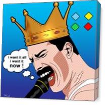 Freddie Mercury As Canvas