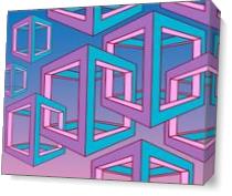 Geometric Dising - Gallery Wrap Plus