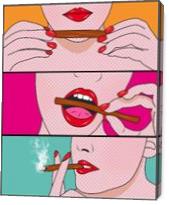 Smok Woman - Gallery Wrap