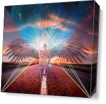 Highway And The Moon - Gallery Wrap Plus