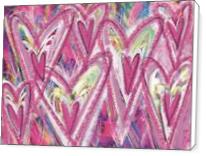 Pink Hearts - Standard Wrap