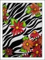 Floral Zebra Print - No-Wrap
