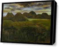 Philippines Chocolate Hills As Canvas