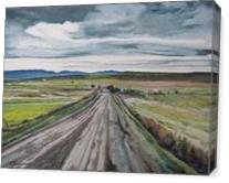 The Gravel Road - Gallery Wrap