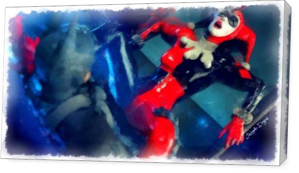 Harley Quinn Fighting Batman Harley Quinn Fighting Batman