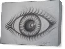 Eye Of The Soul As Canvas