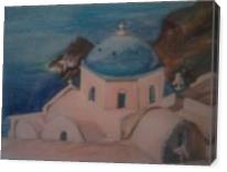 Caderia Santorini Island - Gallery Wrap