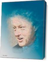 Bill Clinton As Canvas