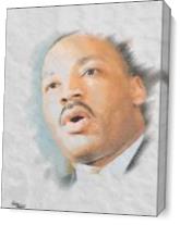 MLK Jr. I Have A Draem As Canvas