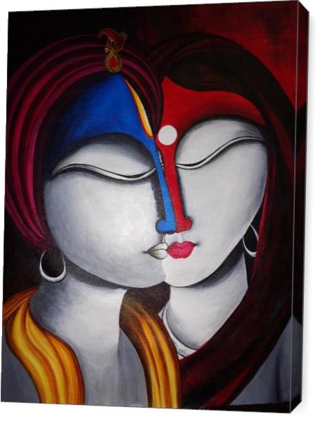 Krishna And Radha- Spiritual Fusion