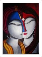 Krishna And Radha- Spiritual Fusion - No-Wrap