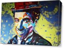 Charlie CHAPLIN Smile As Canvas