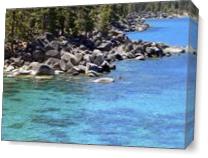 Pines Boulders And Crystal Waters Of Lake Tahoe